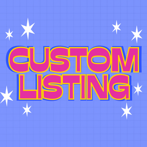 Custom listing for Audrey