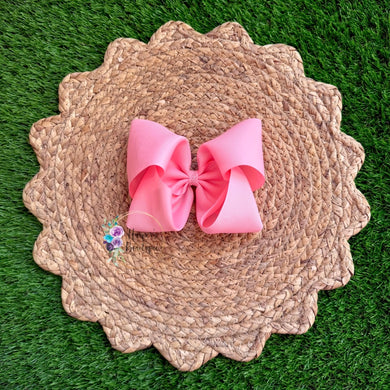 5in Pink Ribbon Bow