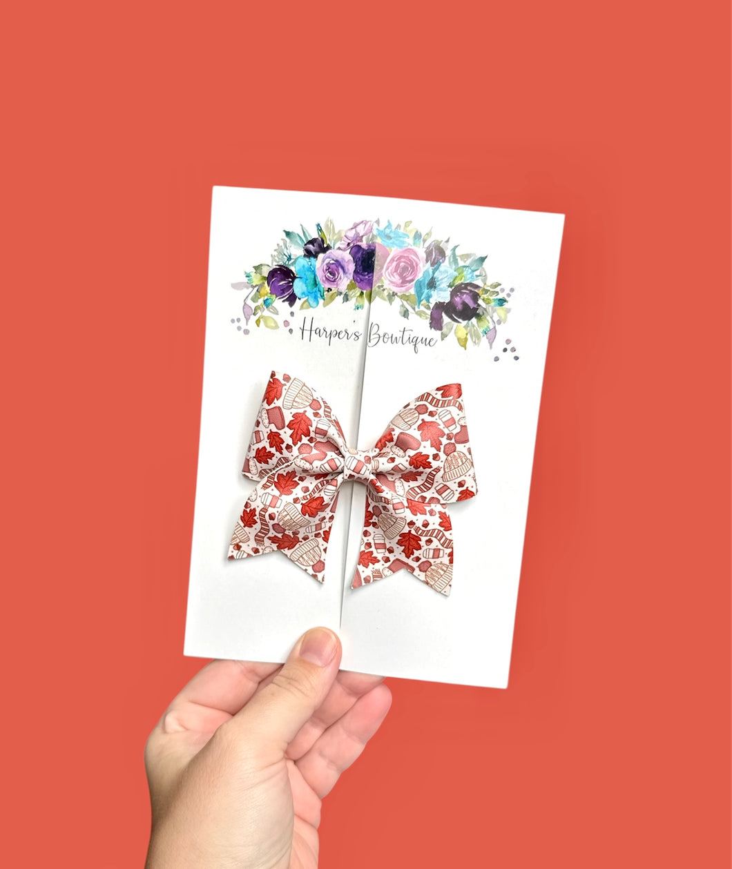 4in Fall Twirl Bow
