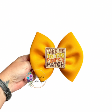 5in Pumpkin Patch Bow