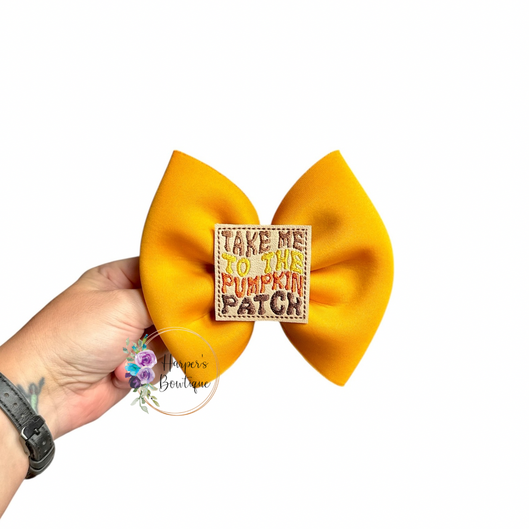 5in Pumpkin Patch Bow