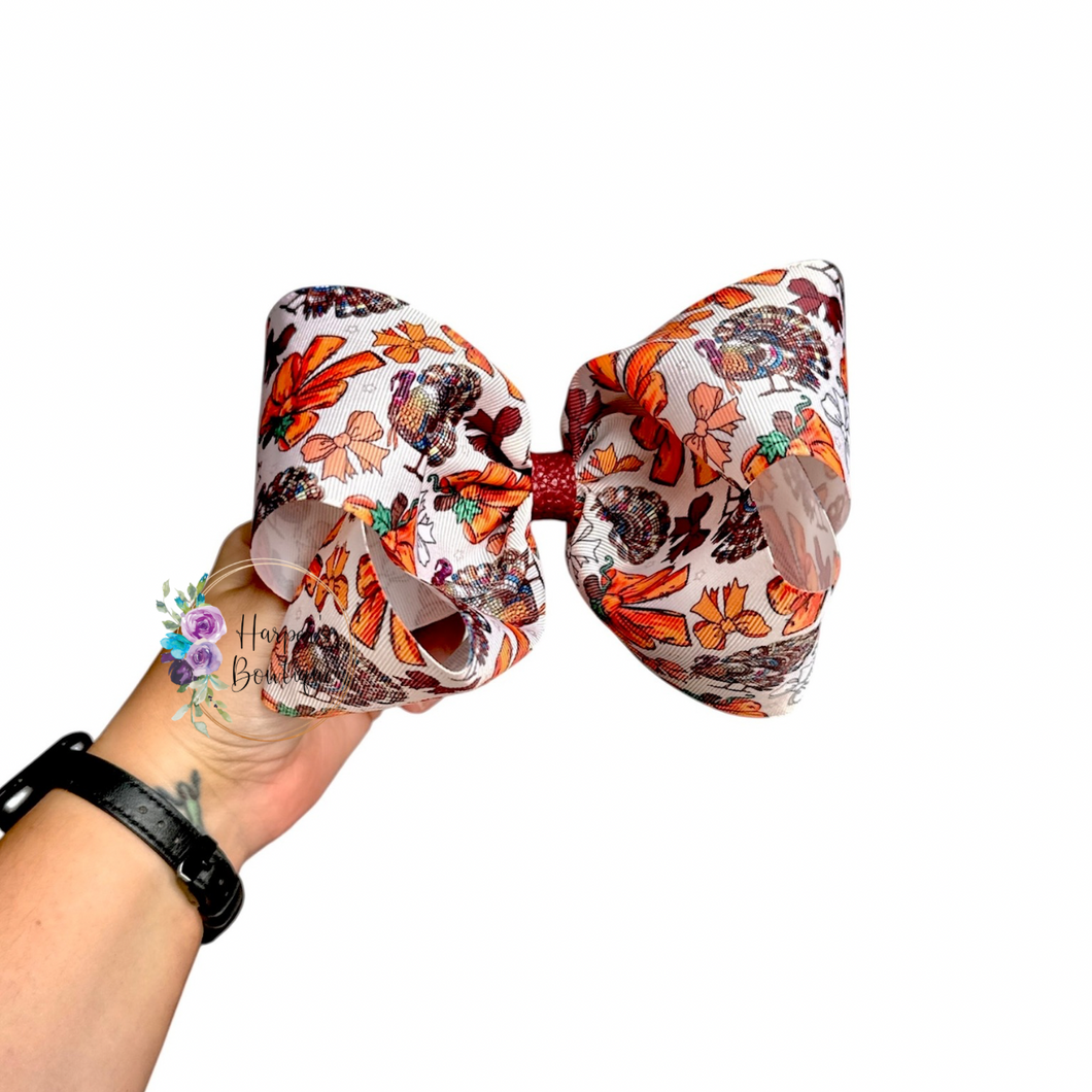 5in Turkey Ribbon Bow