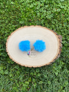 2in Sky Blue Pom Piggies