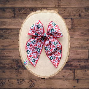 5in Christmas Cheer Sailor Bow