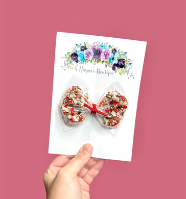 4in Apple Pie Shaker Bow