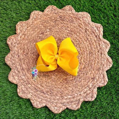 5in Yellow Ribbon Bow