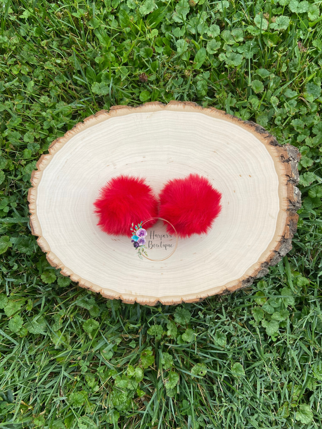 2in Red Pom Piggies