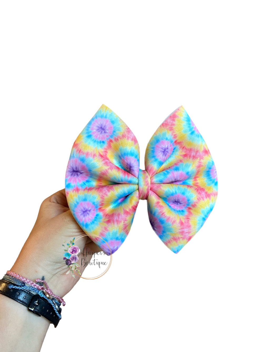 5in Tie Dye Bow