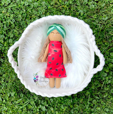 Watermelon Large Felt Doll