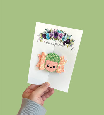 3.5in Succulent Bow