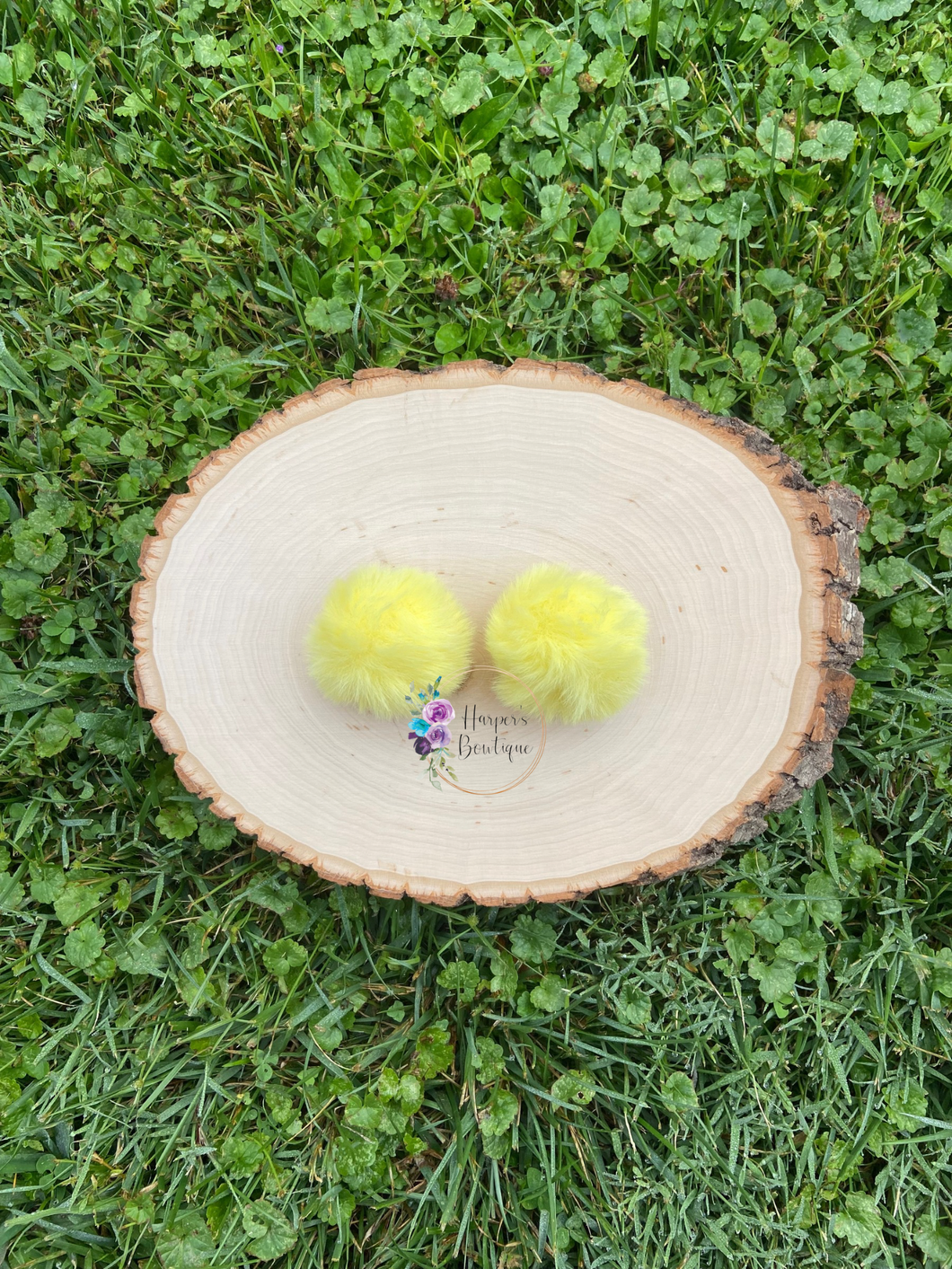 2in Yellow Pom Piggies