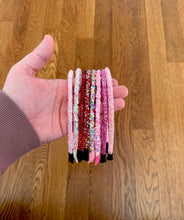 Load image into Gallery viewer, Set of 8 Glitter Head Bands