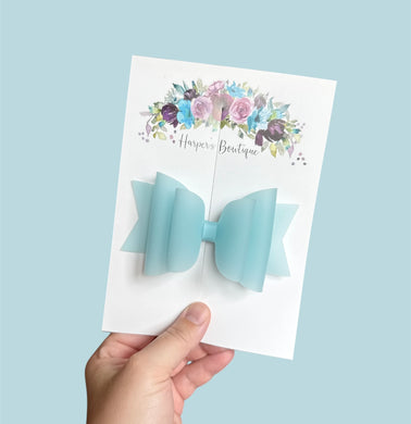 4.5in Blue Pool Bow