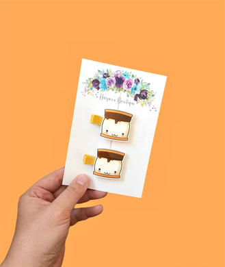 Set of 2 (2in) Smores Clips